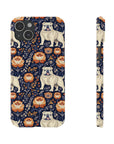 Bulldog Blossom Bonanza Slim Phone Cases