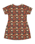 Pug Paradise Playpen T-Shirt Dress