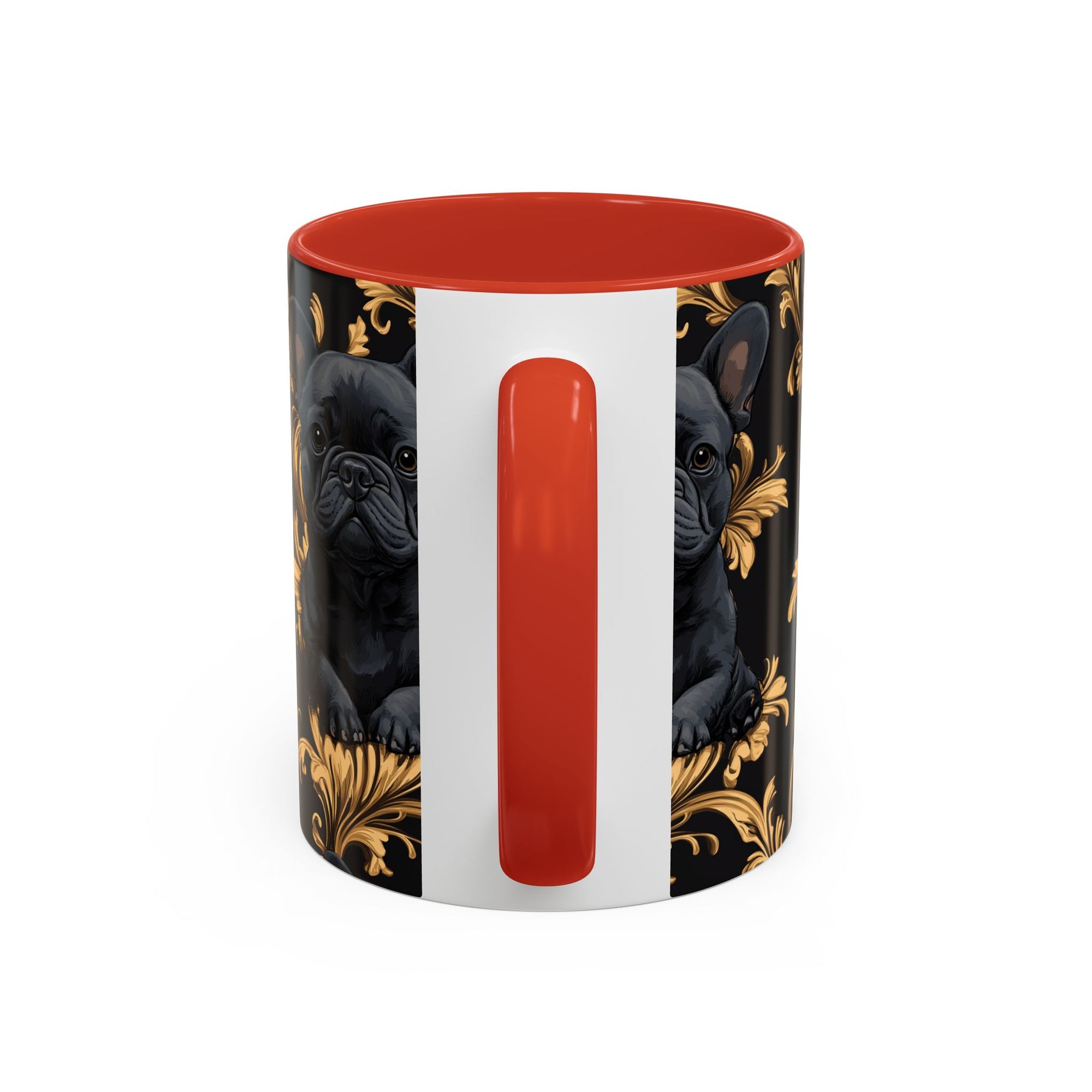 Regal Frenchie Noir Elegance Accent Coffee Mug