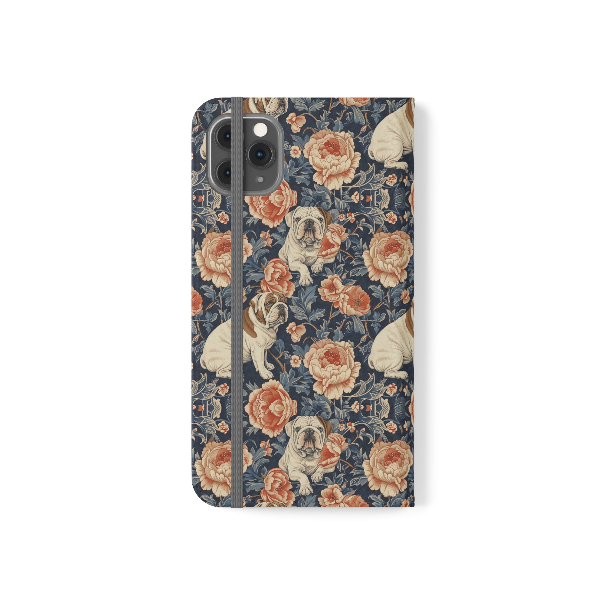 Blooming Bulldog Beauty Flip Cases