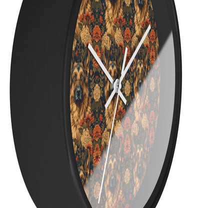 WhimsiWooly Shepherd Spritz Wall Clock