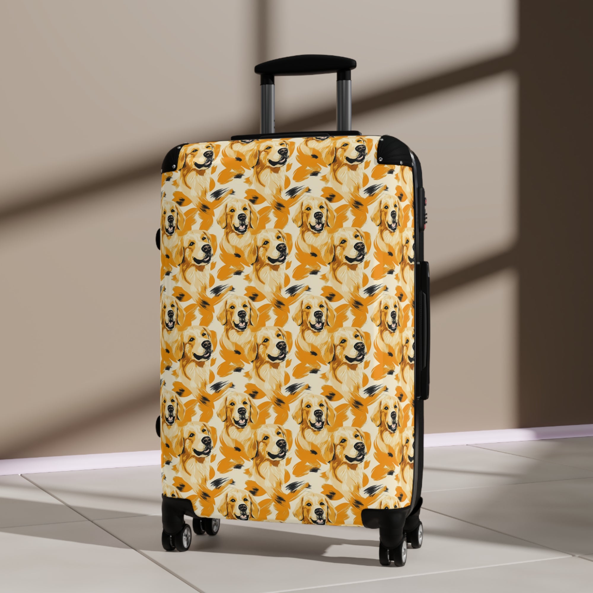 Golden Glitz &#39;n Glamour Woofwear Suitcase