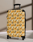 Golden Glitz 'n Glamour Woofwear Suitcase