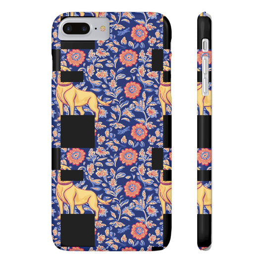 Bloomtastic Lab Petal Parade Slim Phone Cases