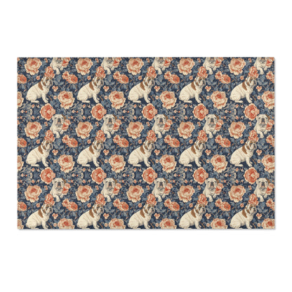 Bulldog Elegance Heritage Rug- William Morris Inspired Area Rug