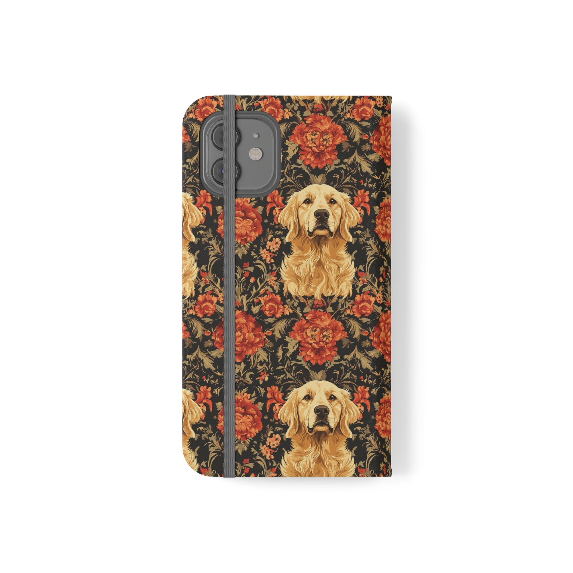 Golden Pawsatronic Tapestry Flip Cases