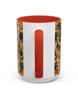 Autumnal German Shepherd Glamour Accent Coffee Mug