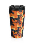 Rottweiler Chic Pawsitivity Stainless Steel Travel Mug