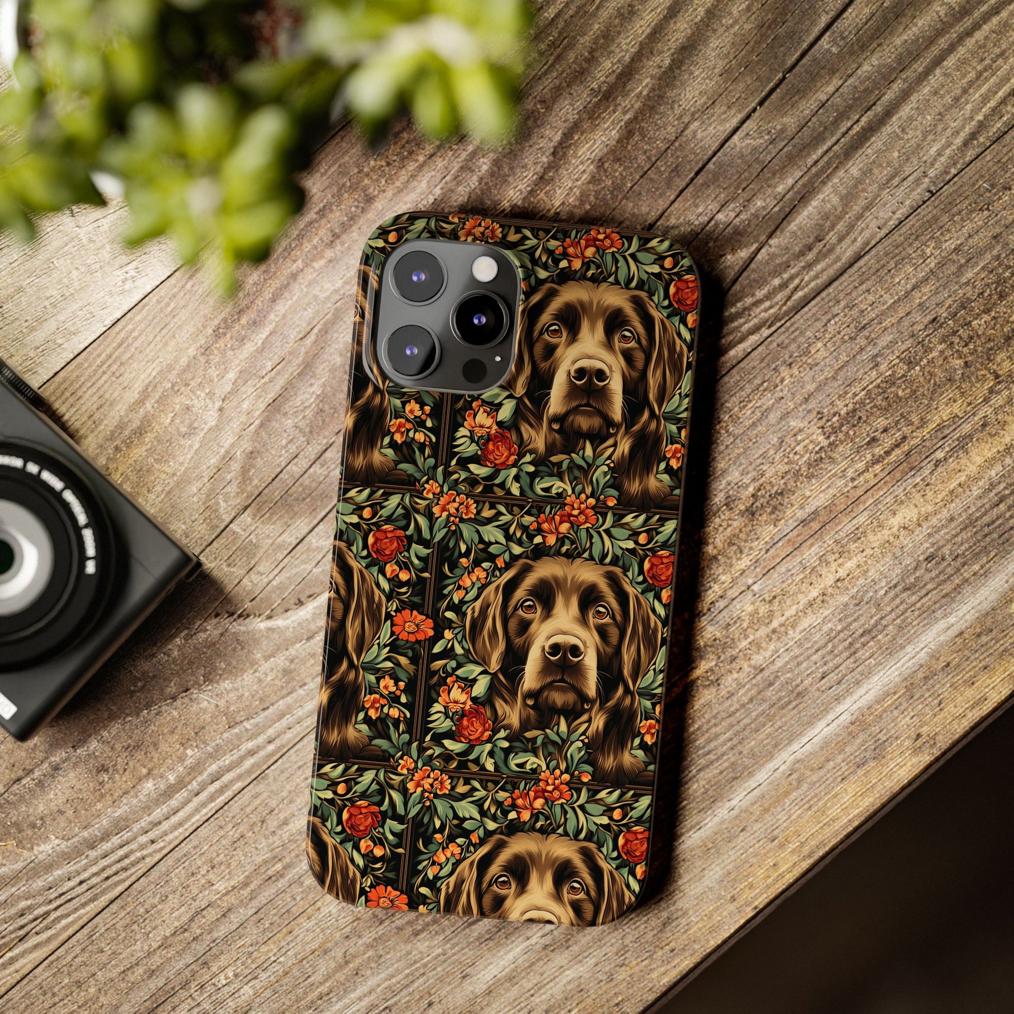 Labrador Lush Pooch Tapestry Slim Phone Cases