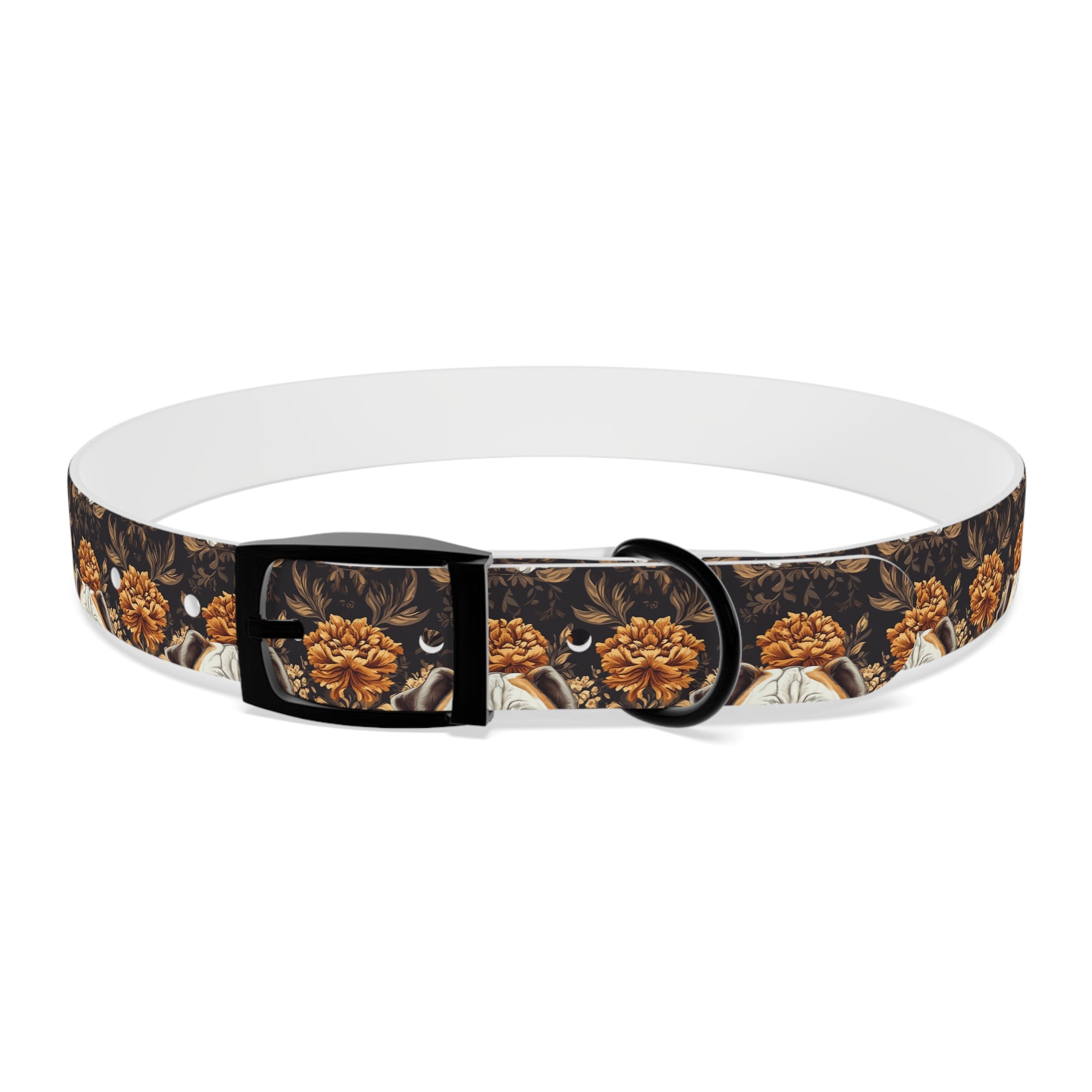 Bloomingly Bulldogistic Bouquet Dog Collar