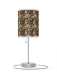 Beagle Blossoms Lamp on a Stand