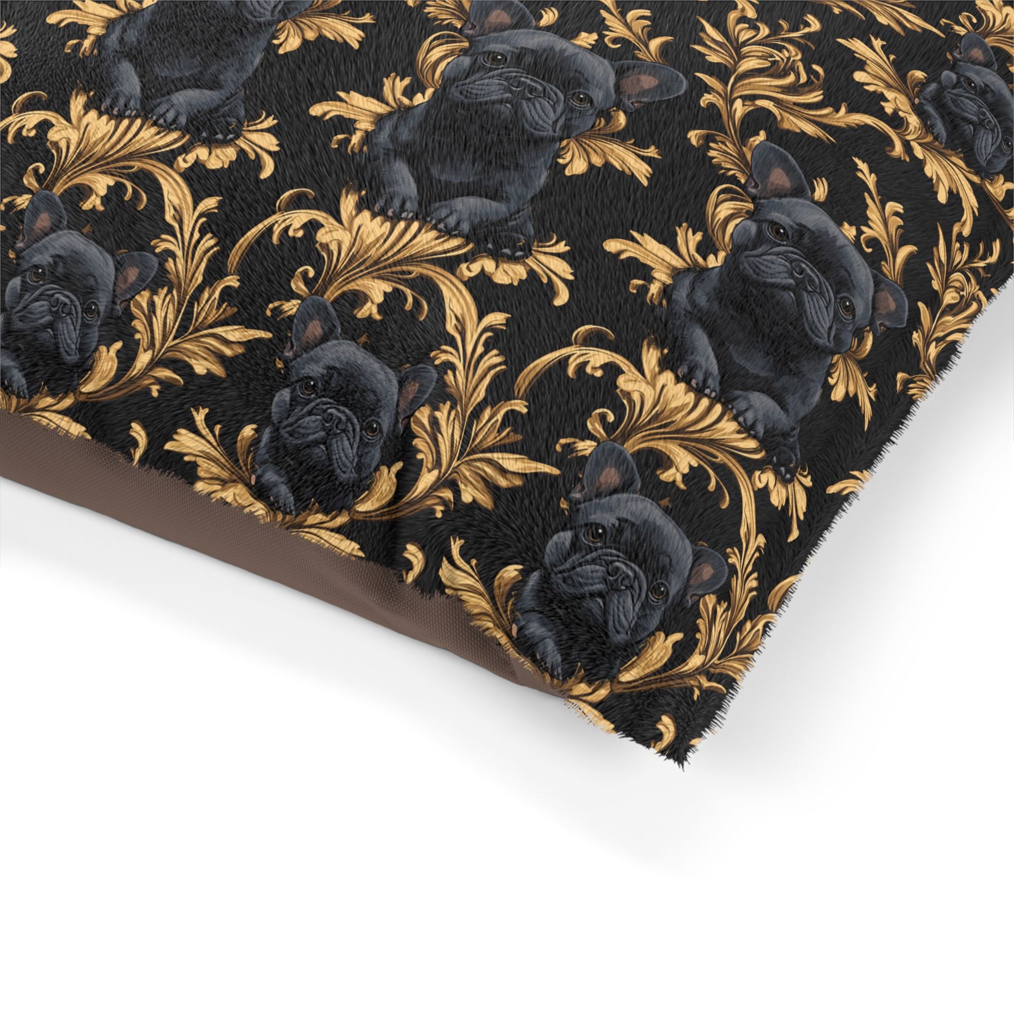 Regal Frenchie Noir Elegance Pet Bed