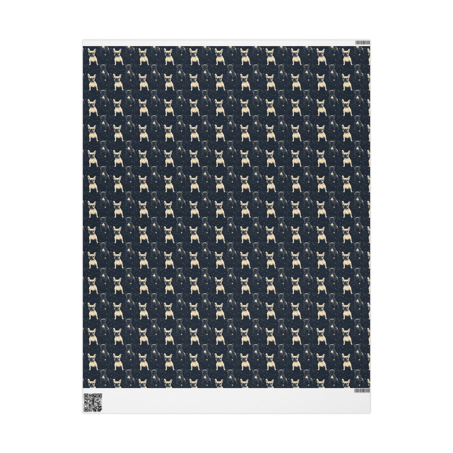 Frenchie Celestial Soar Wrapping Paper