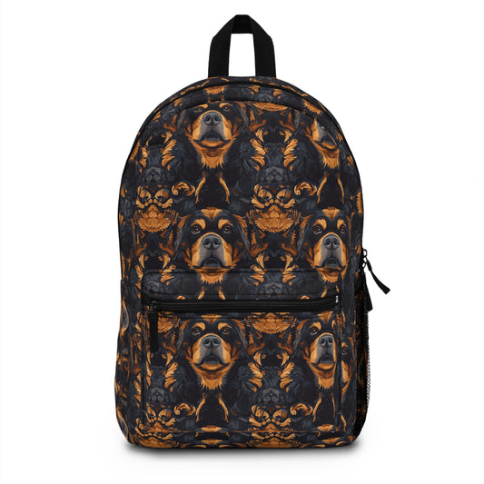 Modern Rottweiler Royalty Backpack