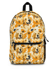 Golden Glitz 'n Glamour Woofwear Backpack