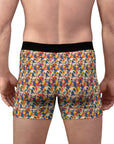 Bloom Pup Frenchietastic Splatter Men's Boxer Briefs