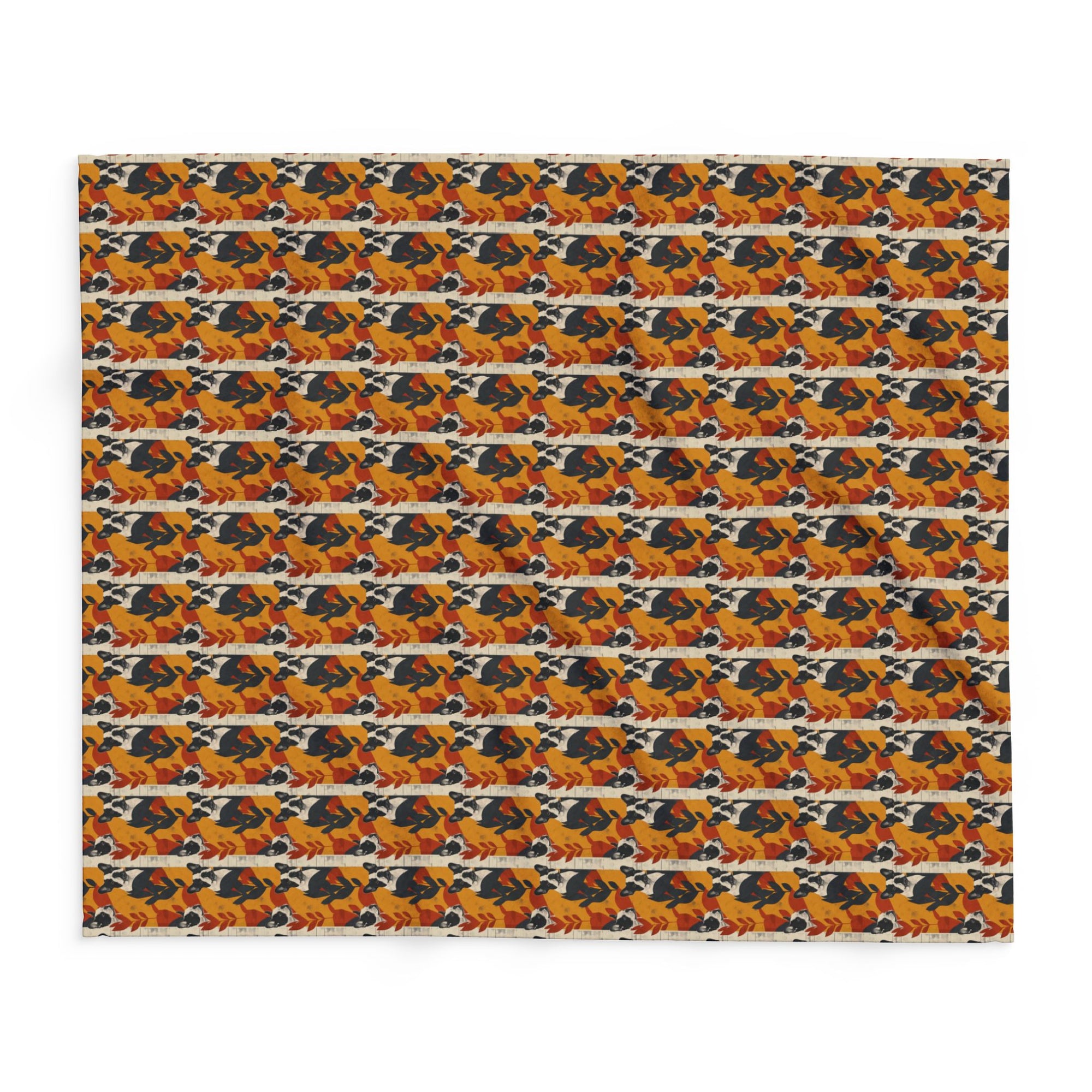 Chic Frenchie Charm Arctic Fleece Blanket