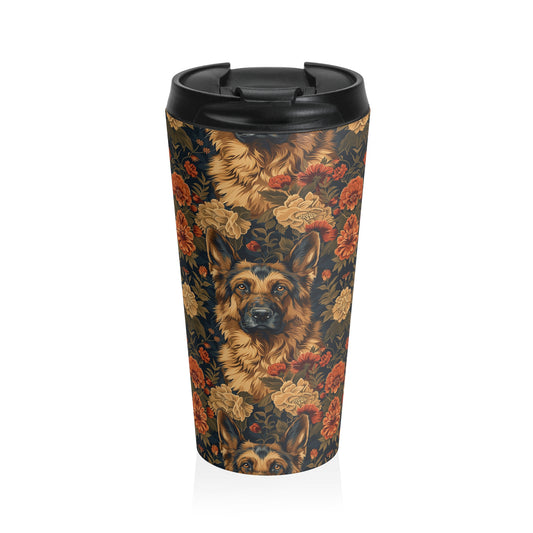 WhimsiWooly Shepherd Spritz Stainless Steel Travel Mug