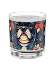 Gothic Rose Bulldog Noir Enchantment Rocks Glass