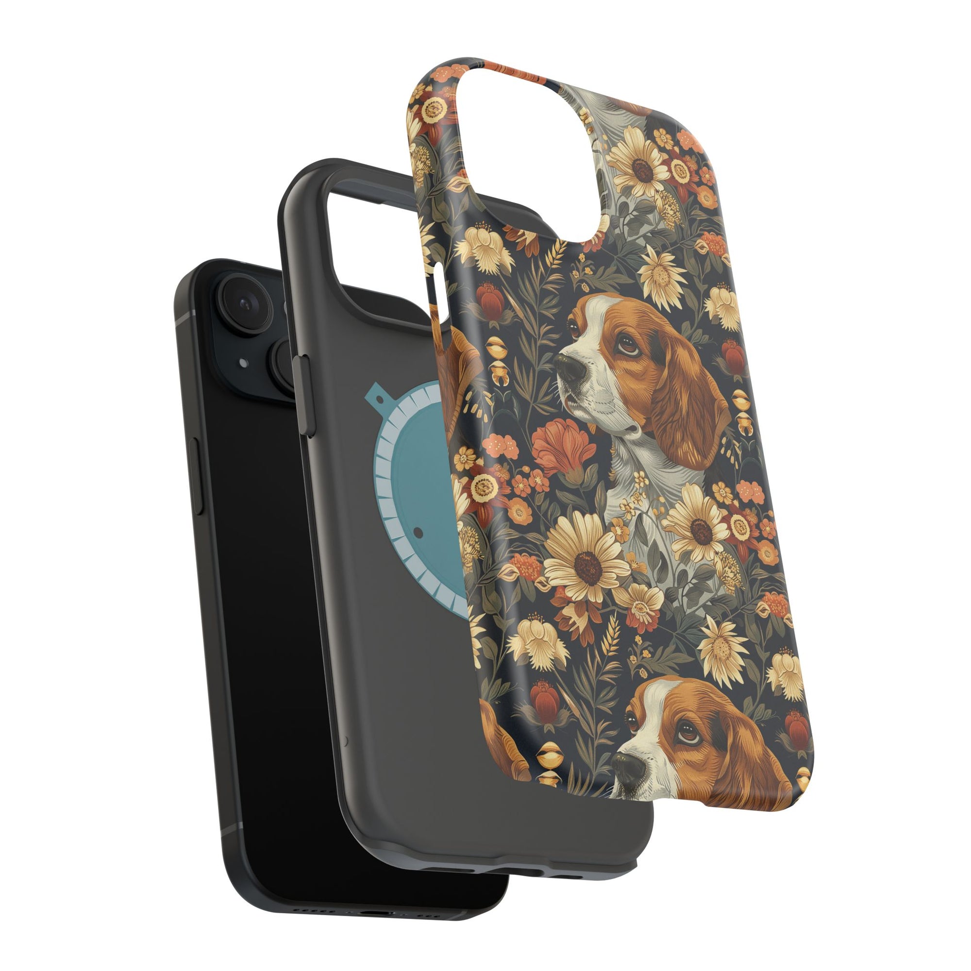 Beagle Blossoms Magnetic Tough Cases