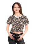 Blooming Bulldog Beauty Crop Tee