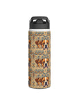 Bowtie Boxer Bliss Stainless Steel Water Bottle