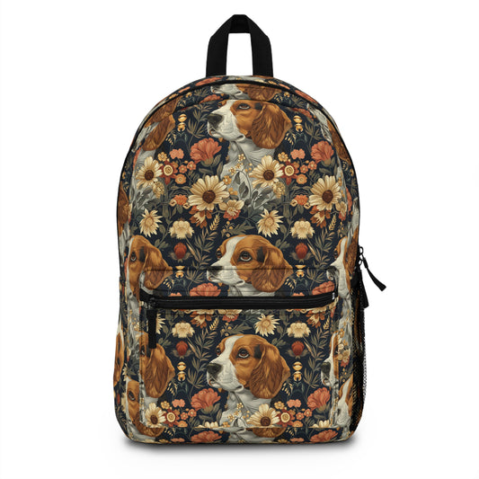 Beagle Blossoms Backpack