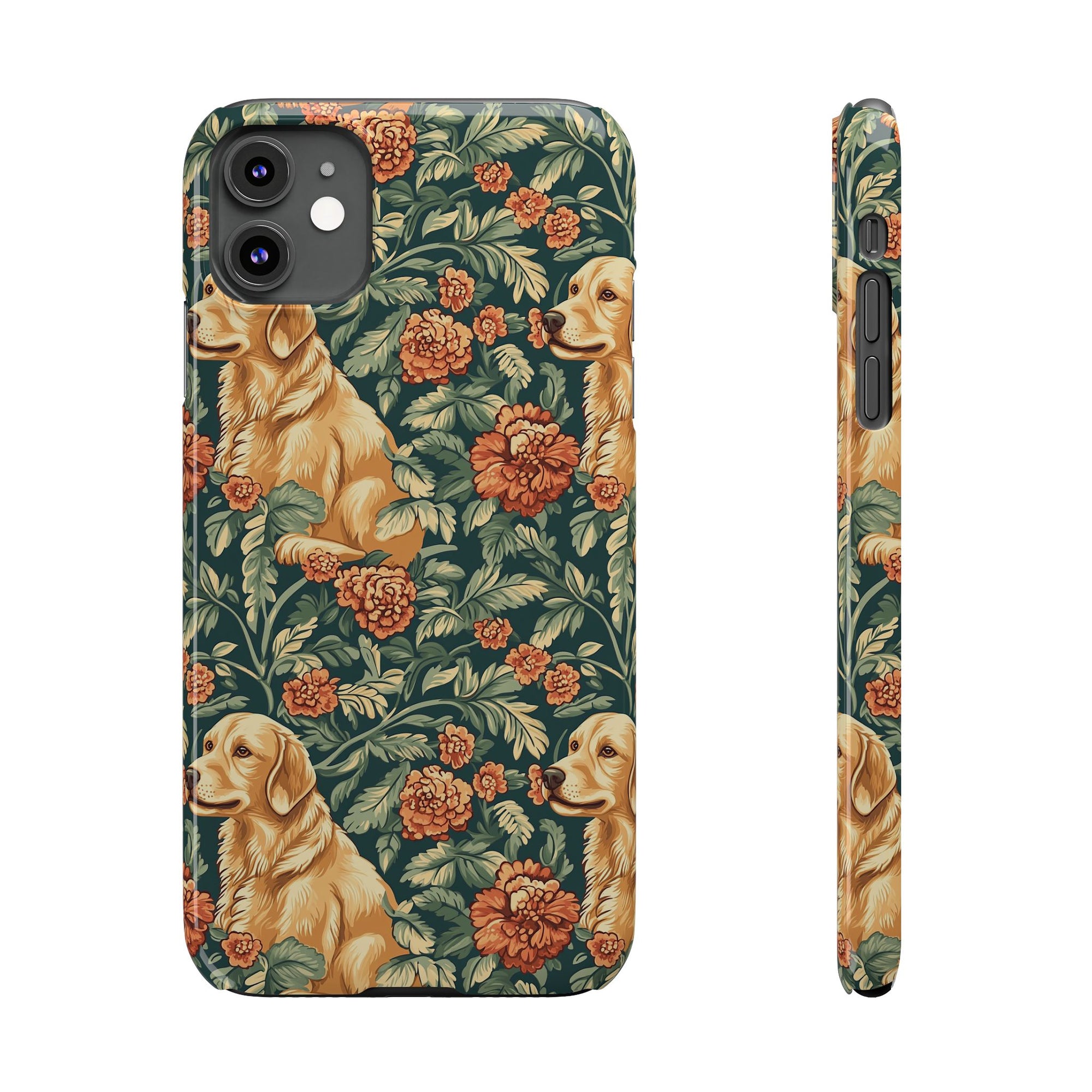 Blooming Goldie Glam Slim Phone Cases