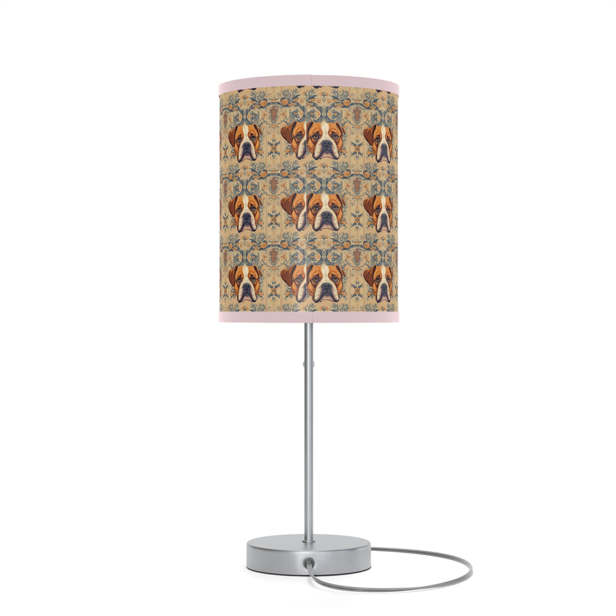 Bowtie Boxer Bliss Lamp on a Stand