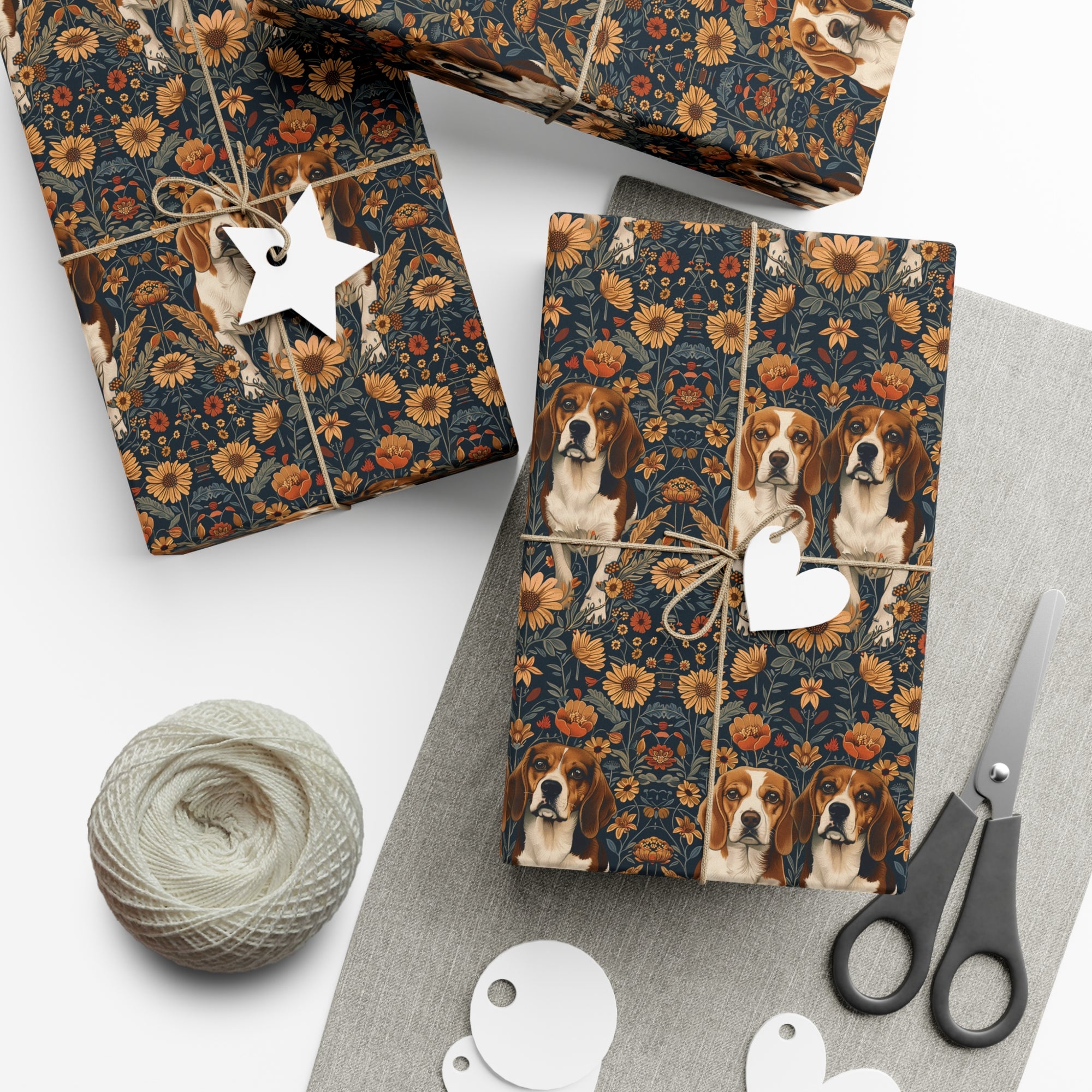 Beagle Buddies Meadow Magic Gift Wrap Papers