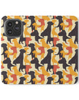 Modern Charm Labrador Chic Flip Cases