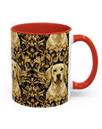 Royal Pawsitivity Labs Accent Coffee Mug