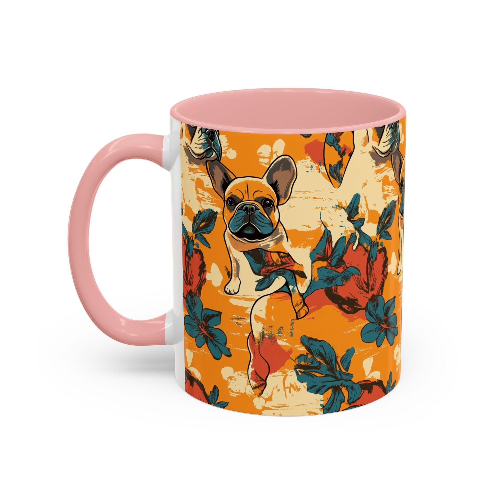 Frenchie Glow-Up Galore Accent Coffee Mug