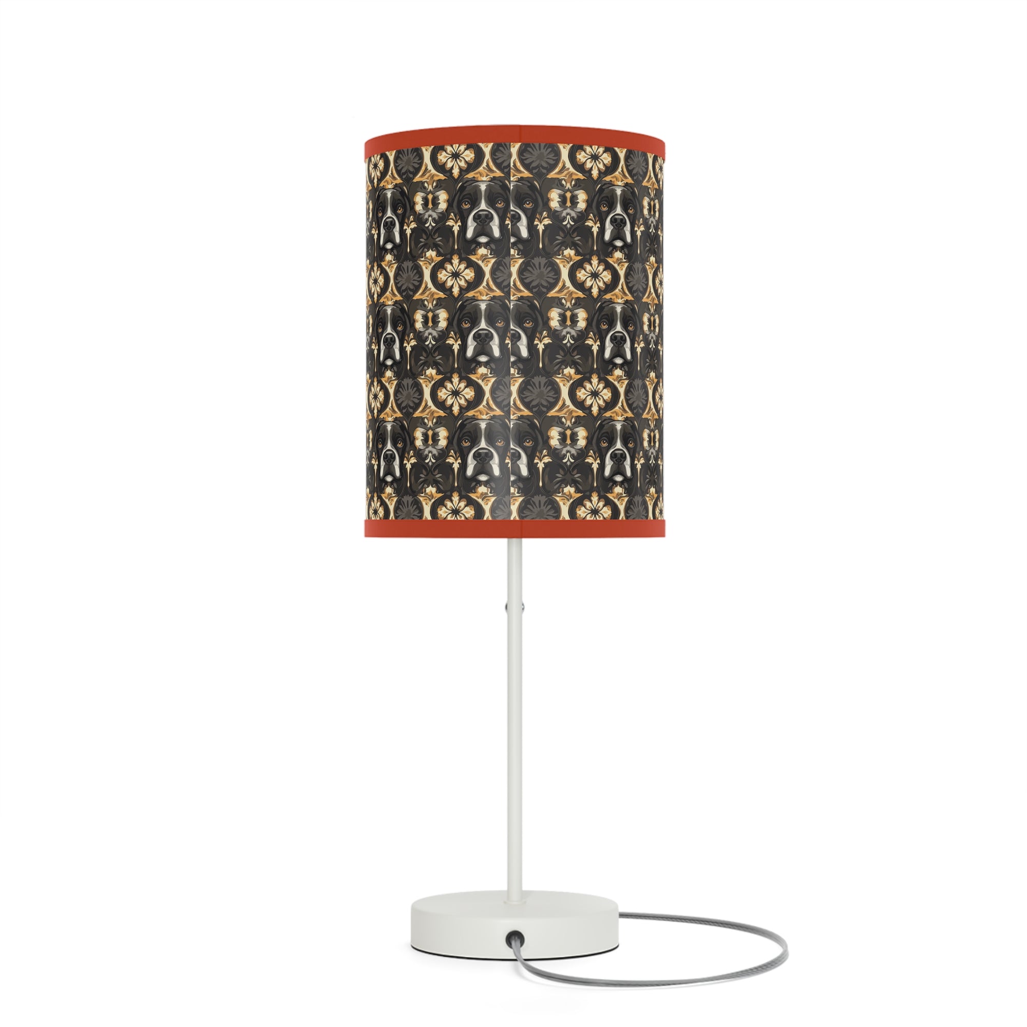 Manor Pup Boxer Royale Lamp on a Stand