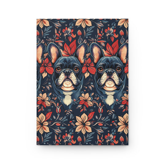 Gothic Rose Bulldog Noir Enchantment Hardcover Journal Matte