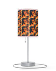 Rottweiler Chic Pawsitivity Lamp on a Stand