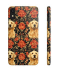 Golden Pawsatronic Tapestry Slim Phone Cases