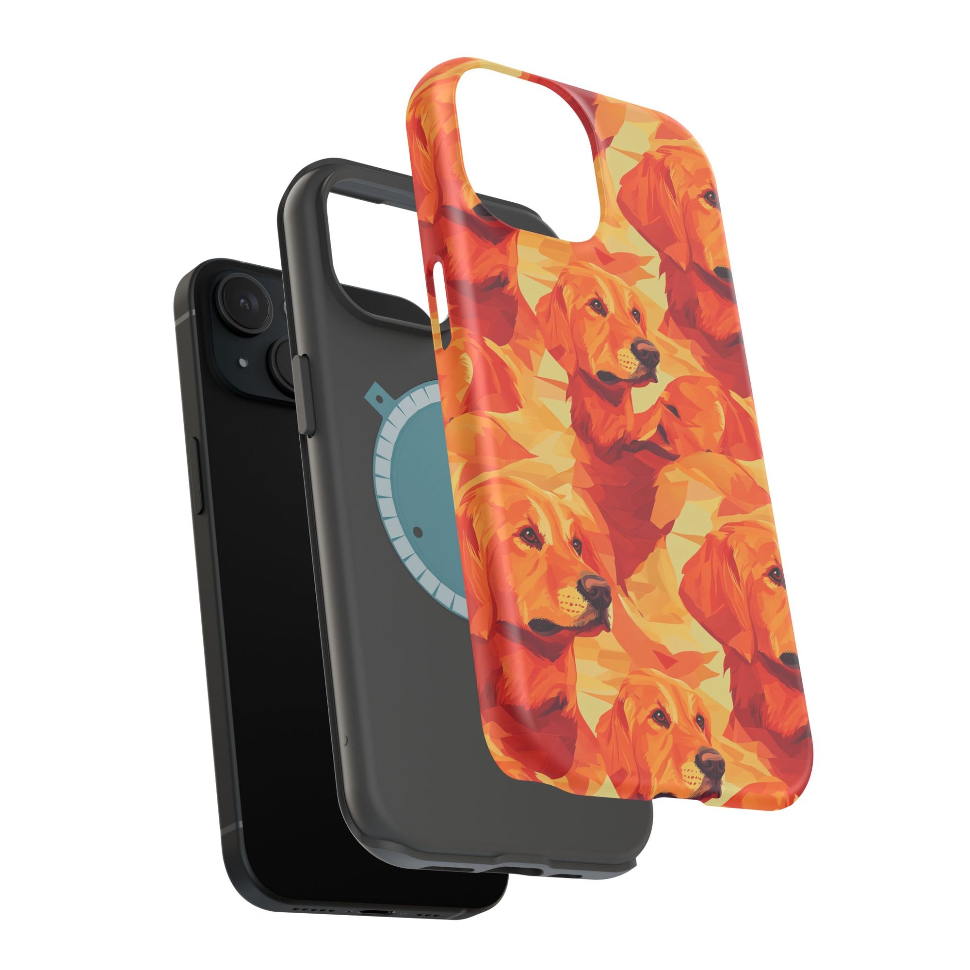 Golden Glamour Paws Magnetic Tough Cases