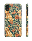 Blooming Goldie Glam Slim Phone Cases