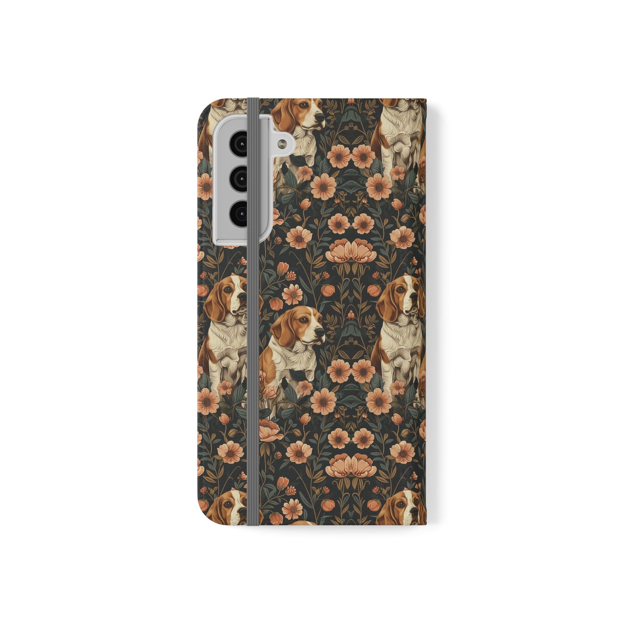 Beagle Blossom Bonanza Flip Cases