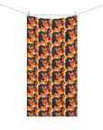 Rottweiler Chic Pawsitivity Mink-Cotton Towel