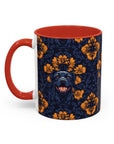 Royal Rottweiler Regalia Accent Coffee Mug