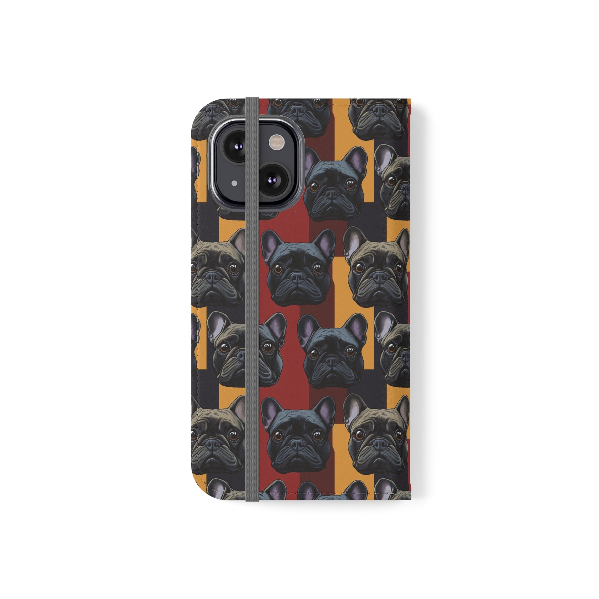 Chic Canine Checkmate - Frenchie Edition Flip Cases