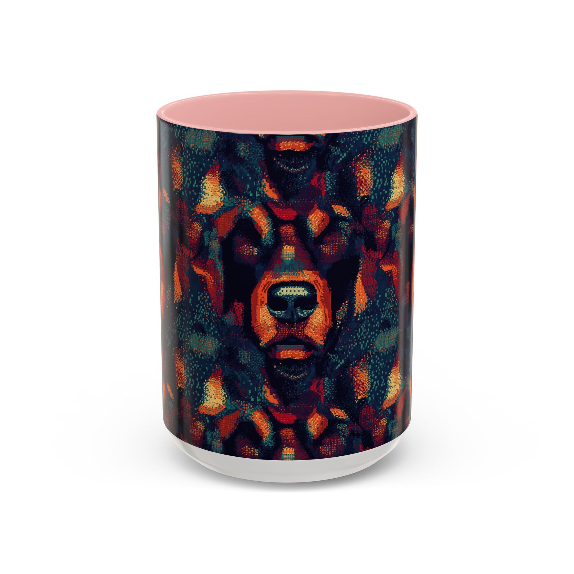 Rustic Rottie Charm Accent Coffee Mug