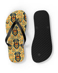 Royal Rottie Regalia Flip Flops