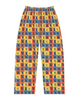 Frenchie Pop Art Pawfection Grid Women's Pajama Pants