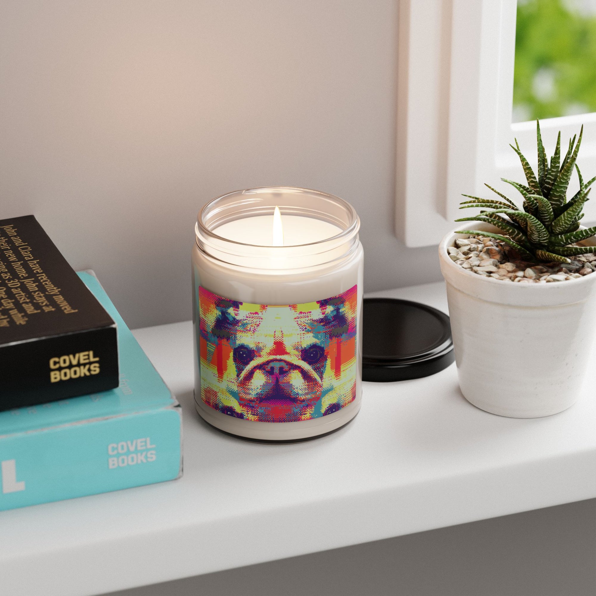 Glitchy Bulldog Blitz Scented Soy Candle