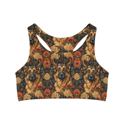 WhimsiWooly Shepherd Spritz Seamless Sports Bra