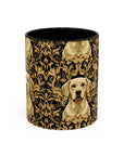 Royal Pawsitivity Labs Accent Coffee Mug