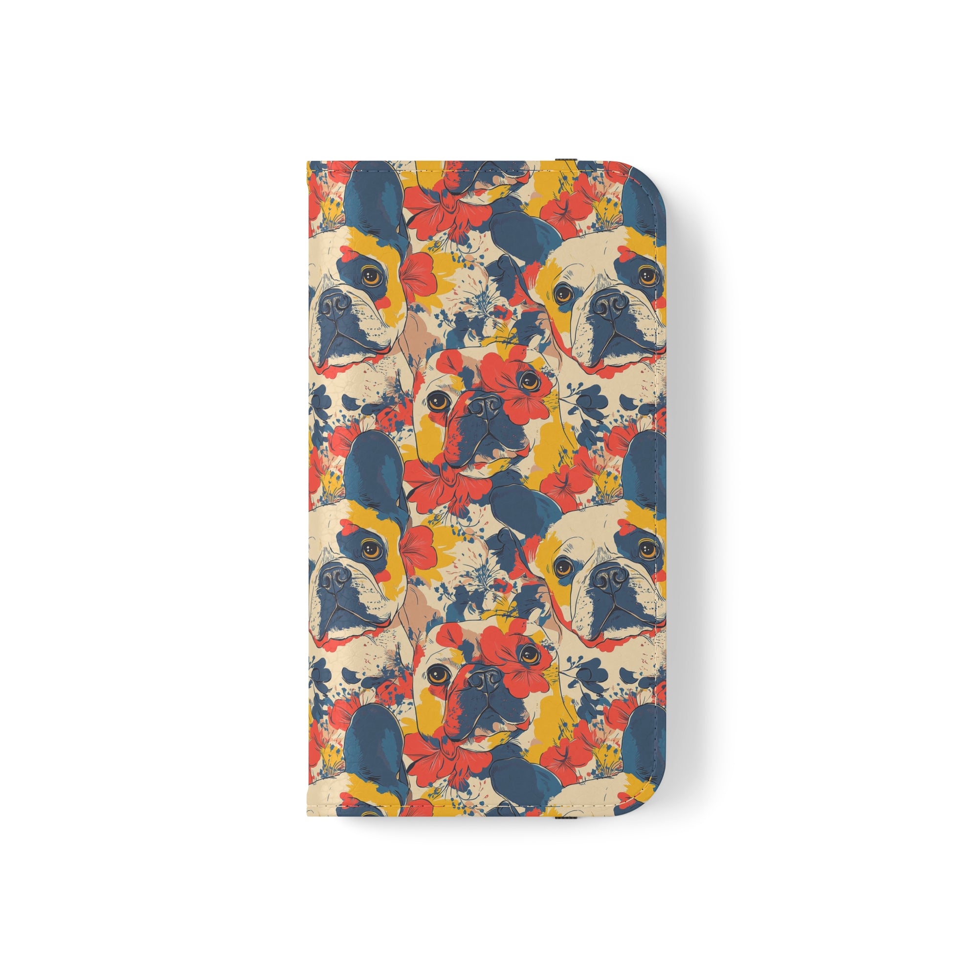 Bloom Pup Frenchietastic Splatter Flip Cases